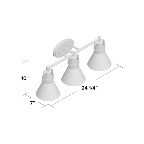 Birch Lane™ Urbana 3 Light Dimmable Vanity Light & Reviews Wayfair